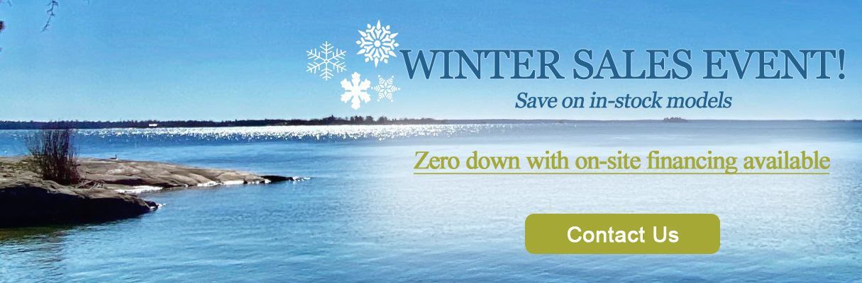 2021 Winter Savings Event:  Zero down with on-site financing available